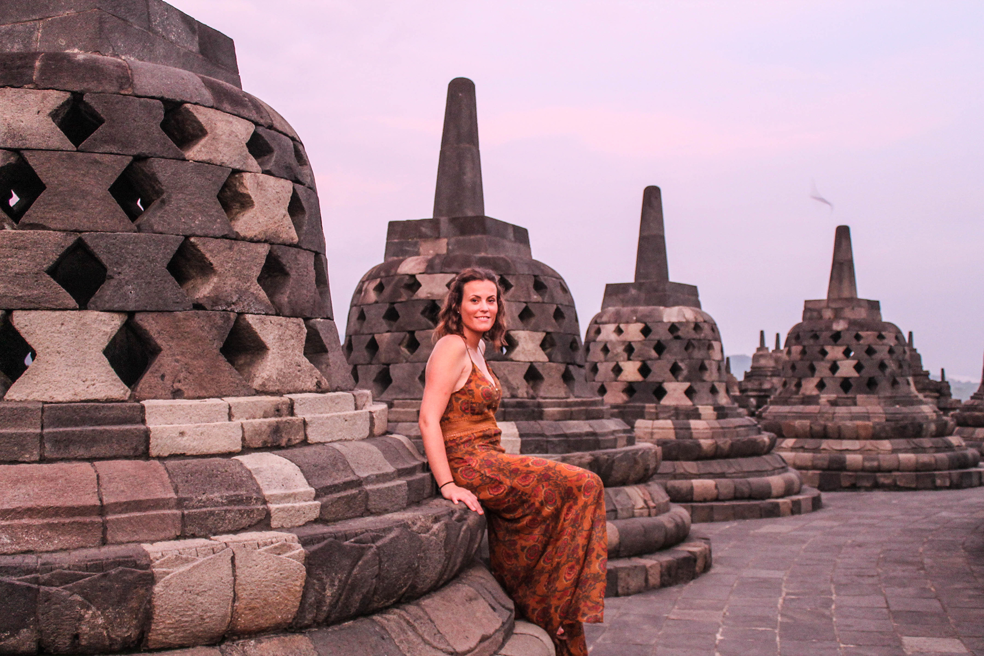 Borobudur Amanecer en Borobudur