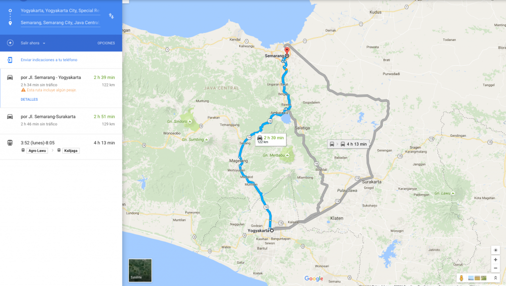 Cómo ir de Yogyakarta a Semarang